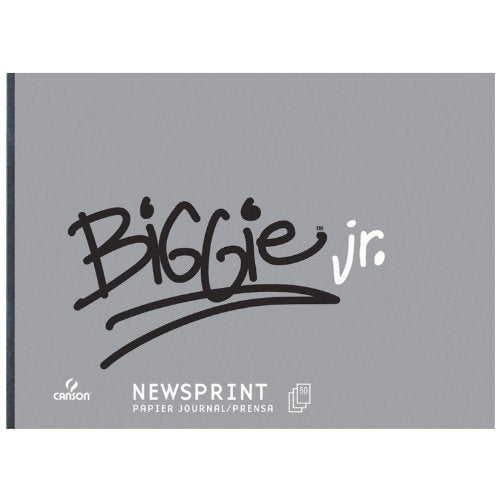 Canson Biggie Newsprint Paper Pad - 9"x12" - 100 Sheet Pad