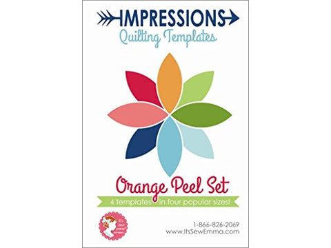 It's Sew Emma Impressions Template Orange Peel Set