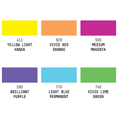 Heavy Body Color - Vibrant 6 Set