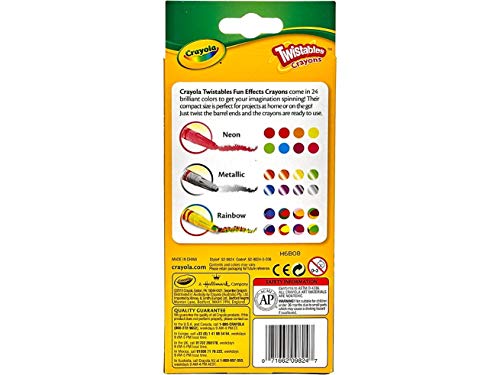 24 ct. Twistables Fun Effects Crayons