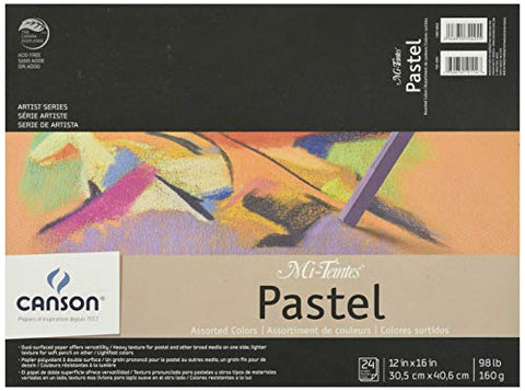 Mi-Teintes Pastel Pad 12X16 Assorted Colors