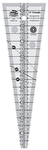 Creative Grids 15 Degree Triangle Ruler