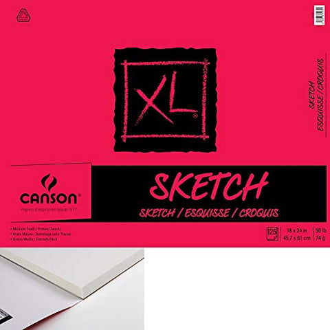 Canson Biggie Sketch Pads 18 in. x 24 in. pad of 120