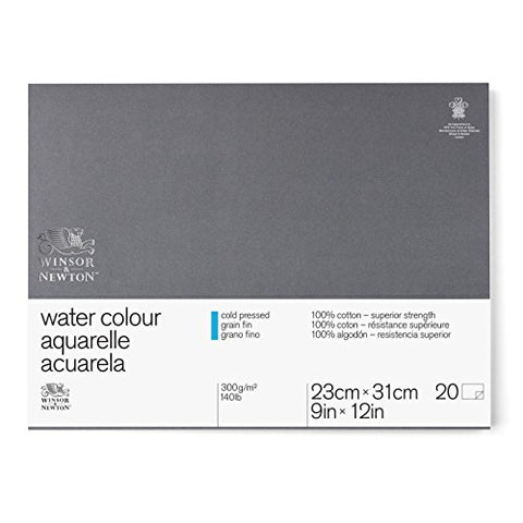 W&N Professional Water Colour Block 140lb CP - 9x12"