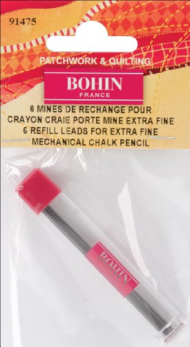 Mechanical Chalk Pencil Refill 6/Pkg-Grey