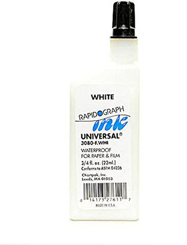 Universal Rapidograph Waterproof Ink (White)