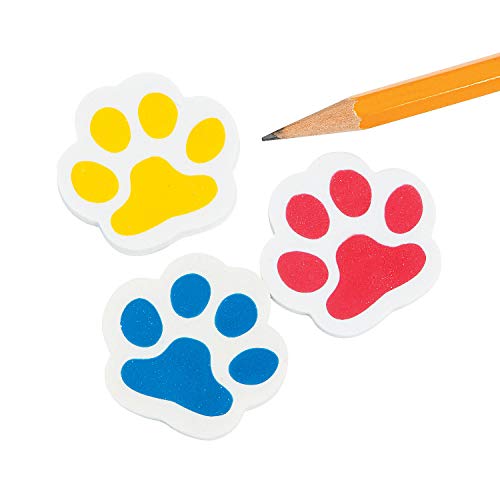 PAWPRINT ERASERS