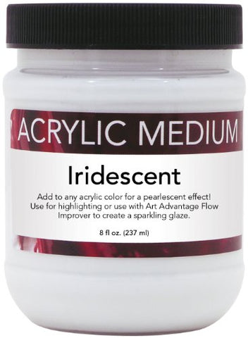 Art Advantage Acrylic Medium 8oz Iridescent