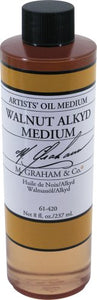 M. Graham 8-Ounce Walnut/Alkyd Medium