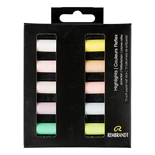 REMBRANDT SOFT PASTELS 10PC HALF STICK SET HIGHLIGHTS