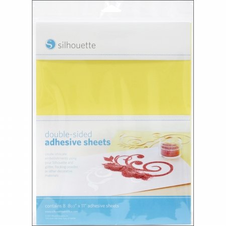 SILHOUETTE OF AMERICA (6865) (349212) Silhouette Double-Sided Adhesive Sheets 8.5X11 8/Pkg-