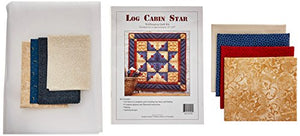 Rachel's Of Greenfield Log Cabin Star Wall Hanging Quilt Kit-22"X22"