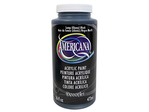 DecoArt DEC65.67 Americana Acrylics 16oz Lamp Black