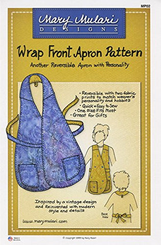 Wrap Front Apron Pattern by Mary Mulari Designs