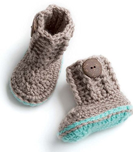 Leisure Arts Infant Boots & Hats Crochet Bk