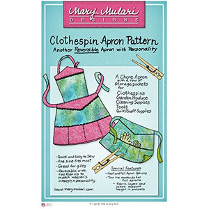 MARY MULARI DESIGNS"Clothespin Apron" Sewing Pattern
