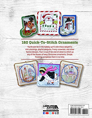 Leisure Arts Mini Cross Stitch Ornaments Bk