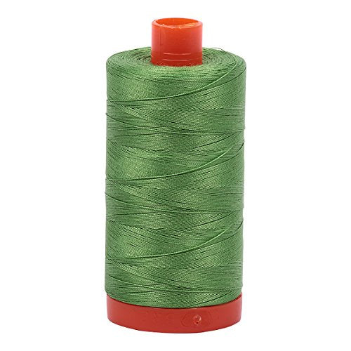 Aurifil Mako Cotton Thread Solid 50wt 1422yds Grass Green