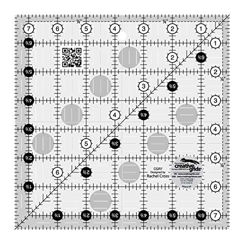 Creative Grids USA Creative Grids Quilt Ruler 7-1/2in Square