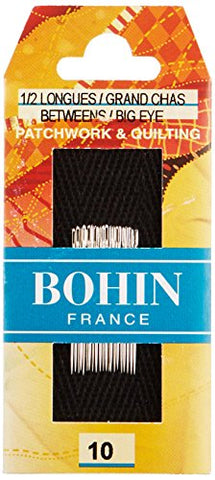 Bohin Bohin Between / Quilting Big Eye Needles Size 10