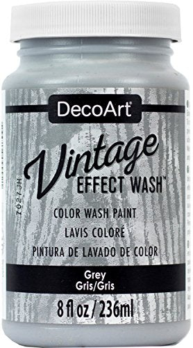 DecoArt Vintage Effect Wash 8oz Grey, Gray