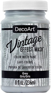 DecoArt Vintage Effect Wash 8oz Grey, Gray