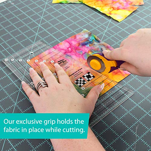 Creative Grids Straight Out of Line 6" x 10" Quilting Ruler Template CGRKA3
