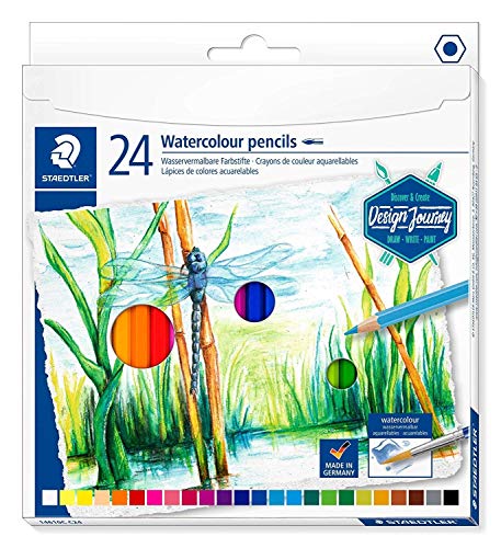 Coloured pencil aqu 24pcs 100% PEFC