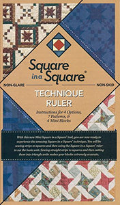 Square in a Square Technique Ruler