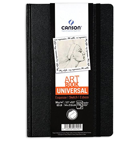 UNIVERSAL ART BOOK 112 SHEETS 5.5 X 8.5