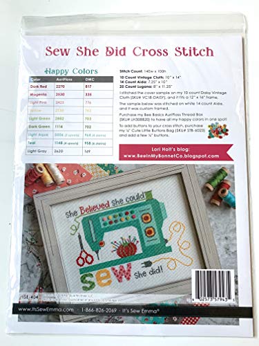 Sew She Did Cross Stitch