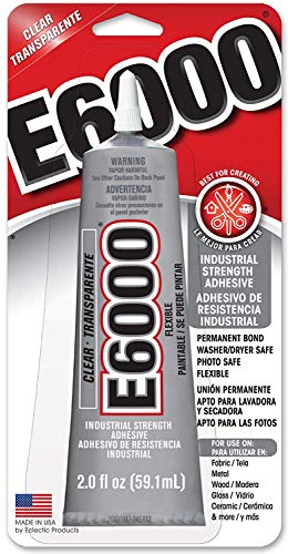 Eclectic E6000 Adhesive 2oz Carded Clear