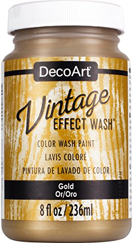 DecoArt Vintage Effect Wash 8oz, Gold