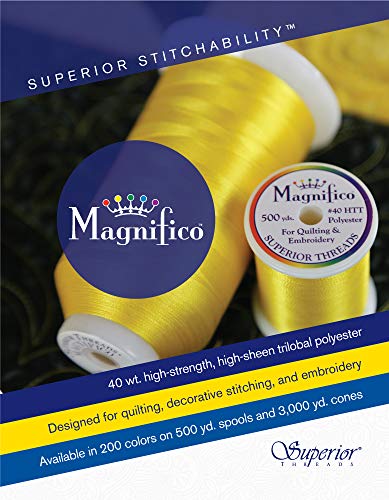 Magnifico 40wt Polyester 3000yd Thread Blue Jeans