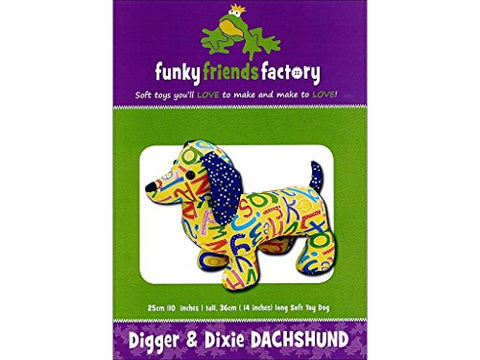 Funky Friends Factory Digger & Dixie Dachshund Pattern