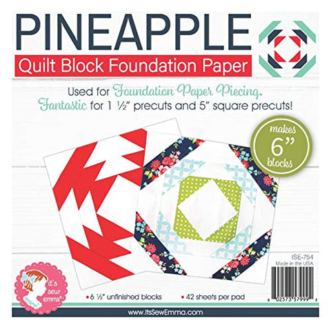 Pineapple 6in Block Foundation Paper Pad