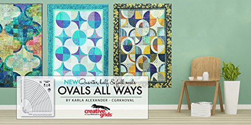 Creative Grids Ovals All Ways Quilt Ruler