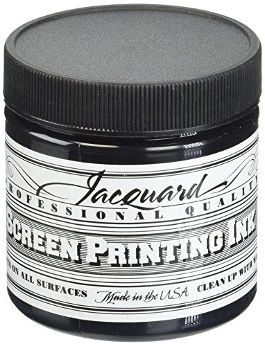 Jacquard JAC-JSI1117 Screen Printing Ink, 4 oz, Black