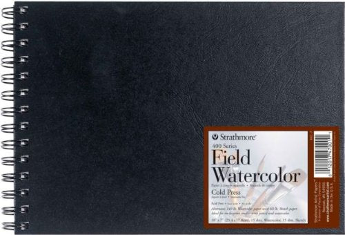 Strathmore 400 Series Wire Bound Field Watercolor Book: 10" x 7"