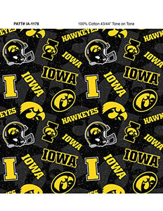 NCAA Iowa Tone on Tone Cotton