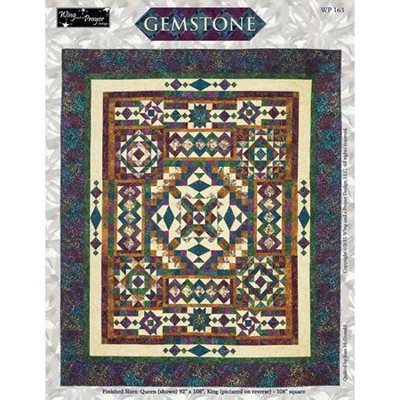 Gemstone Quilt Pattern by Wing and a Prayer Design
