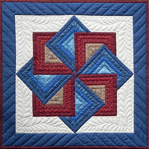 Rachel's of Greenfield Starspin Wall Quilt Kit, 22-Inch x 22-Inch