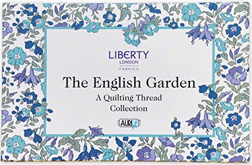 Aurifil USA The English Garden Collection by Liberty Cotton 50wt 12 Large Spools