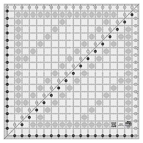 Creative Grids Quilt Ruler 18-1/2in Square