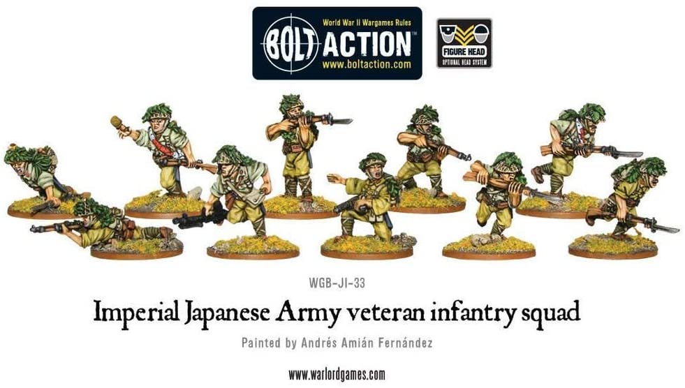 Bolt Action: Japanese Veteren Infantry Squad