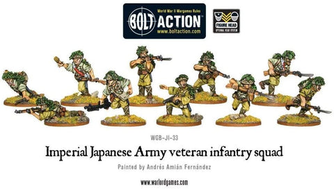 Bolt Action: Japanese Veteren Infantry Squad
