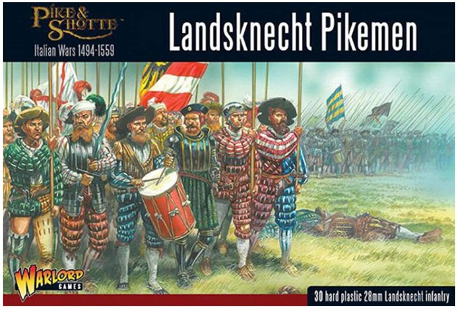 Pike And Shotte Landsknechts Pikemen Box - Plastic