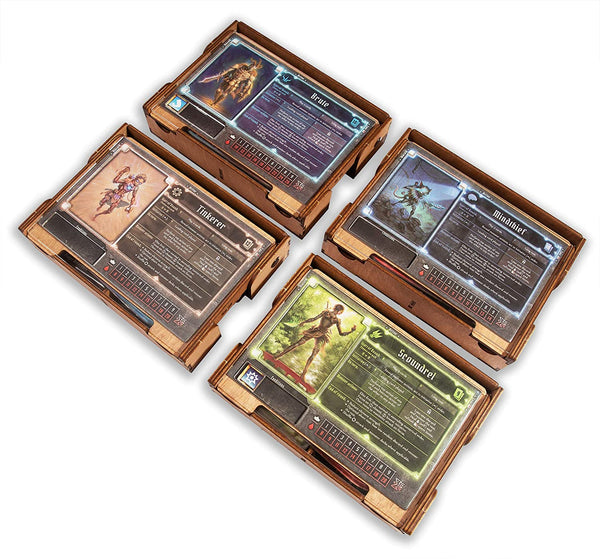 The Gloomhaven organizer with 4 character boxes.