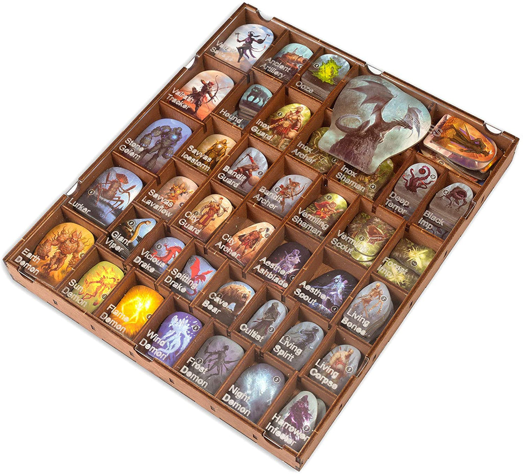Gloomhaven Organizer Made of Wood - Compatible with Base Game and