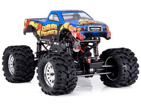 RedCat Ground Pounder RC Monster Truck - 1:10 Brushed Electric Truck